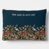 キノコフローラトンボカスタムイ化粧料バッグ アクセサリーポーチ (正面)