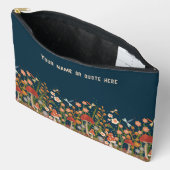 キノコフローラトンボカスタムイ化粧料バッグ アクセサリーポーチ (見開き)