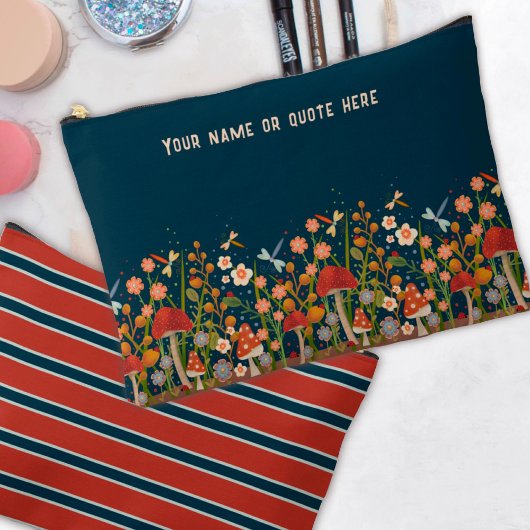 キノコフローラトンボカスタムイ化粧料バッグ アクセサリーポーチ