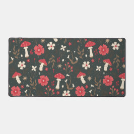 キノコフローラ濃厚な植物小屋 デスクマット