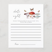 キノコブライダルシャワー日付ナイトアイディア (正面)