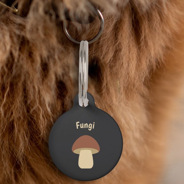 キノコペットタグ ペット　ネームタグ (Mushroom Pet Tag)