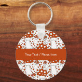 キノコモダンデザイン キーホルダー (正面)