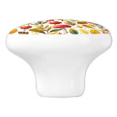 キノコレトロヴィンテージアンティークスタイル セラミックノブ (側面)