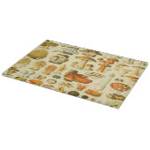 キノコヴィンテージ接種アンティークイラストレーション カッティングボード (角)