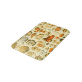 キノコヴィンテージ接種アンティークイラストレーション バスマット (アングル)