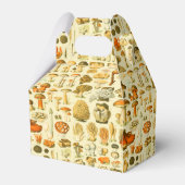 キノコヴィンテージ接種アンティークイラストレーション フェイバーボックス (裏面サイド)