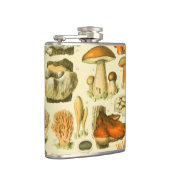 キノコヴィンテージ接種アンティークイラストレーション フラスク (右)