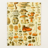 キノコヴィンテージ接種アンティークイラストレーション プランナー手帳 (正面)