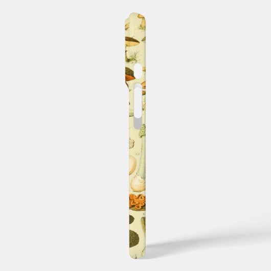 キノコヴィンテージ接種アンティークイラストレーション Case-Mate iPhoneケース (裏面 / 左)