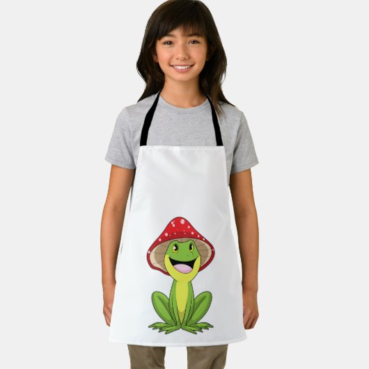 キノコ入りカエル エプロン (インサイチュ)