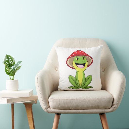 キノコ入りカエル クッション (椅子)