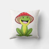 キノコ入りカエル クッション (裏面)