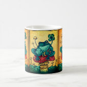 キノコ入りコテージコアカエル コーヒーマグカップ (中央)