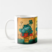 キノコ入りコテージコアカエル コーヒーマグカップ (左)