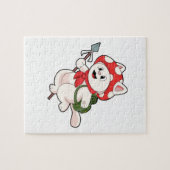 キノコ入り猫のピッカー ジグソーパズル (横)