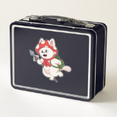 キノコ入り猫のピッカー メタルランチボックス (裏面)