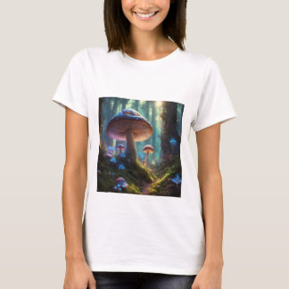 キノコ写真Tシャツ Tシャツ