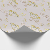 キノコ包装紙 ラッピングペーパー (角)