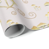 キノコ包装紙 ラッピングペーパー (ロールコーナー)