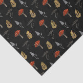 キノコ収穫ティッシュペーパー – 黒 薄葉紙 (詳細)