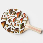 キノコ収集パターンデザイン 卓球ラケット (横)