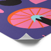 キノコ品種:ヴィンテージイラストレーション ポスター (角)