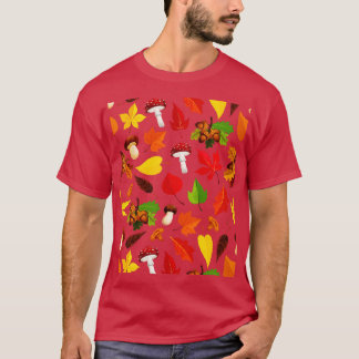 キノコ型かわいい美的菌学菌 Tシャツ