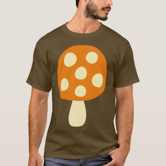 キノコ型かわいい美的菌学菌 Tシャツ