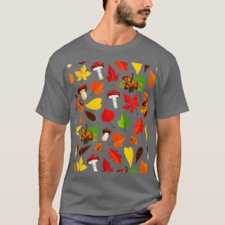 キノコ型かわいい美的菌学菌 Tシャツ