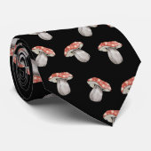 キノコ型アマニタムスカリア真菌の水色 ネクタイ (ロール)