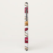 キノコ型カスタムモノグラムの電話ケース Case-Mate iPhoneケース (裏面/左)