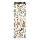 キノコ型名前をカスタムするテンプレート タンブラー (裏面)