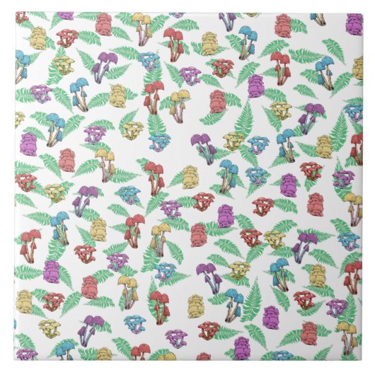 キノコ型 タイル (正面)