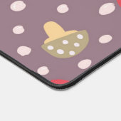 キノコ型 デスクマット (コーナー)