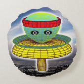 キノコ型 ラウンドクッション (裏面)