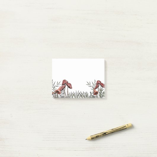 キノコ場 ポストイット (デスク上)