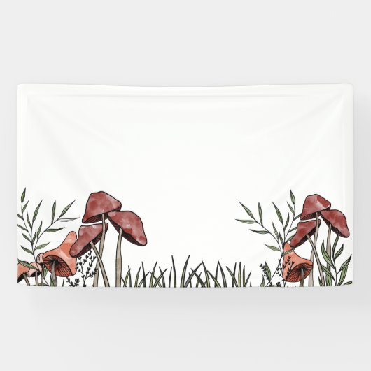 キノコ場 横断幕 (横)