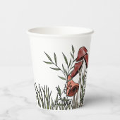 キノコ場 紙コップ (裏面)