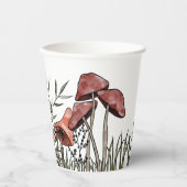 キノコ場 紙コップ (正面)