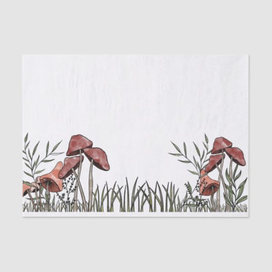 キノコ場 薄葉紙 (正面)