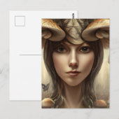 キノコ女神ポストカード ポストカード (正面/裏面)