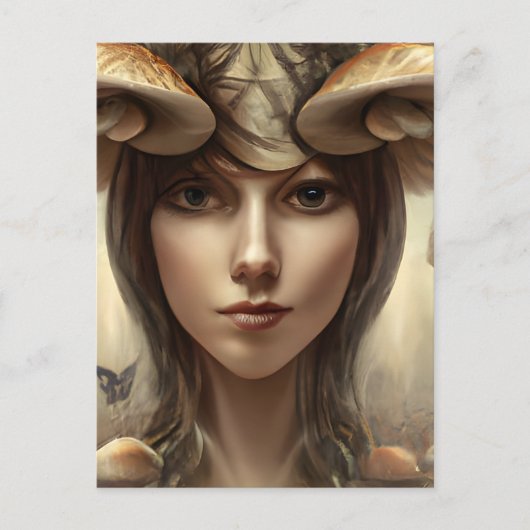 キノコ女神ポストカード ポストカード (正面)