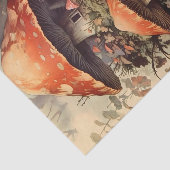 キノコ妖精ハウスインフラワーズイラストレーション 薄葉紙 (詳細)