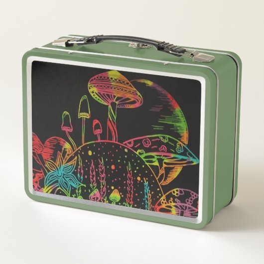 キノコ宇宙 メタルランチボックス (裏面)