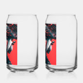 キノコ少女1 ガラス缶 (左)