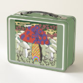 キノコ山弁当箱 メタルランチボックス (裏面)