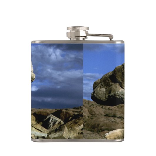 キノコ岩 フラスク (裏面)