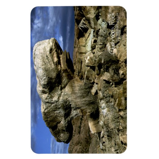 キノコ岩 マグネット (縦)