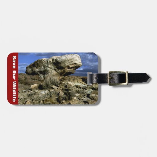 キノコ岩 ラゲッジタグ (正面横)